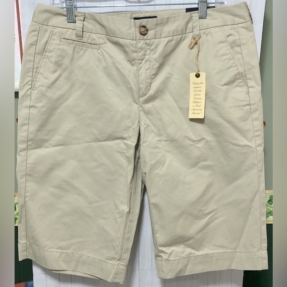 🍉Tommy Hilfiger Neutral Color Cotton Golfing Shorts - Picture 1 of 16